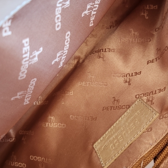 Petusco Genuine Leather Equestrian Pattern Made in Spain Handbag - Picture 11 of 12